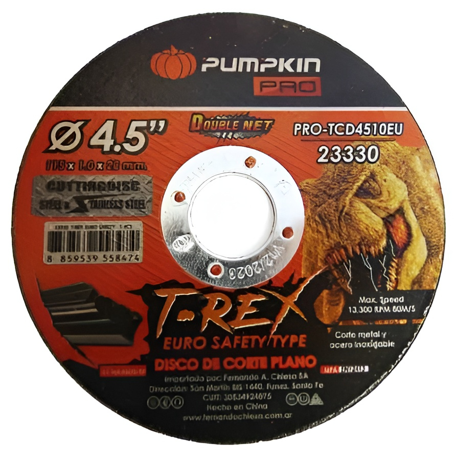 Disco de Corte Pumpkin 115 X 1.0 X 22