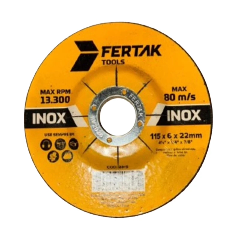 Disco de Desbaste 115 X 6 X 22.2